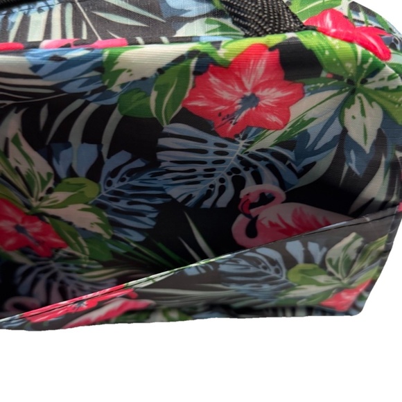 Insulated Flamingo Lunch Bag Tropical Container School Work Travel Picnic NEW - Picture 3 of 10